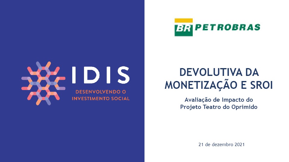 Capa do estudo IDIS